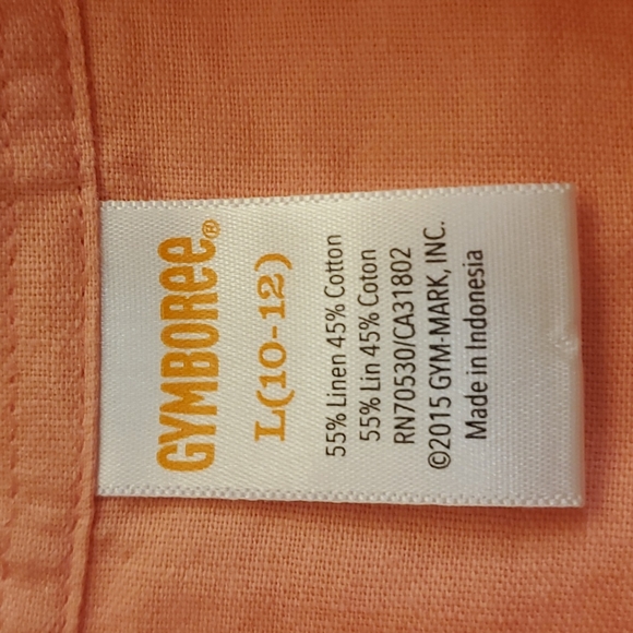 Long sleeve linen button down shirt (large) - Picture 2 of 2